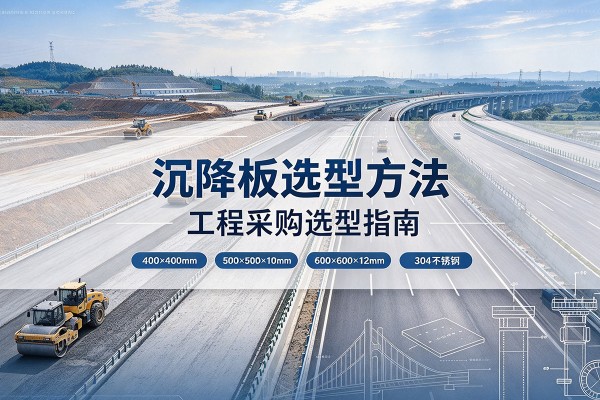 榕江沉降板选择方法