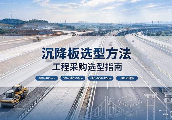 榕江沉降板选择方法